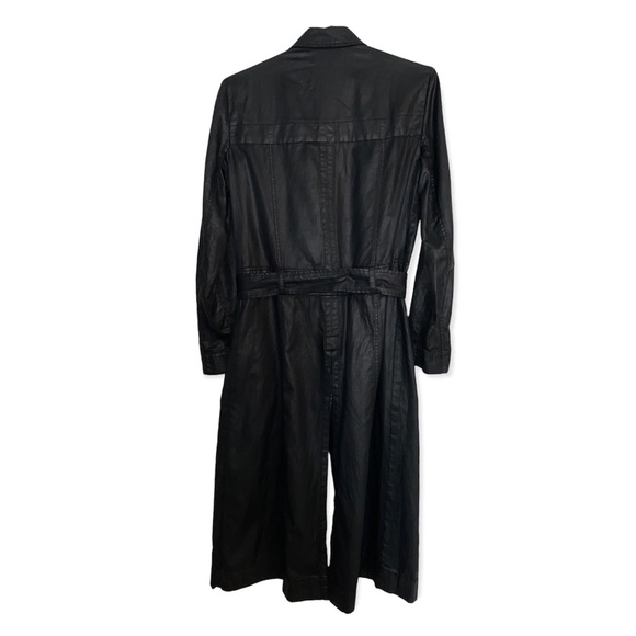 Black Helmut Lang Trench Coat - Picture 5 of 6